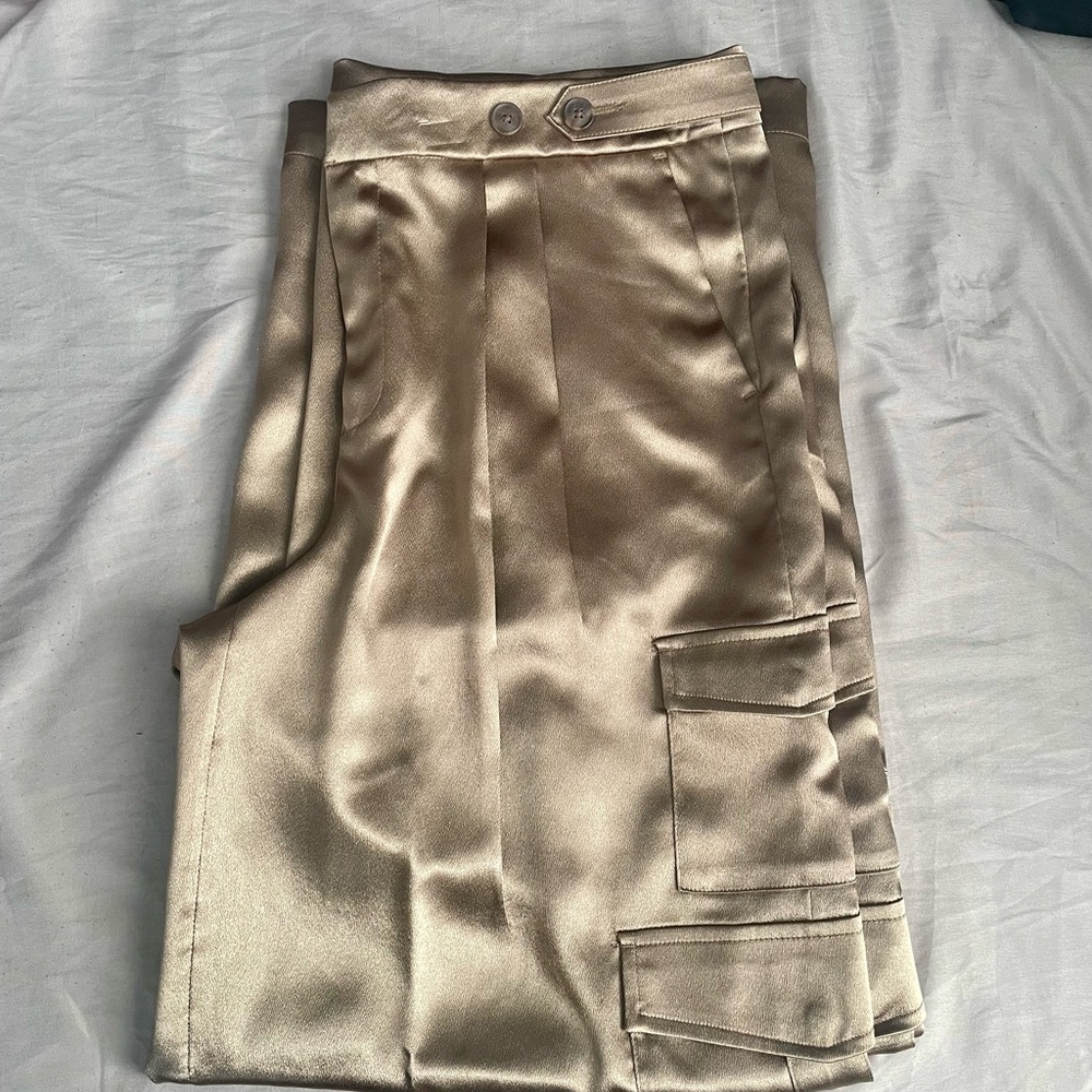A New Day Satin Cargo Pants